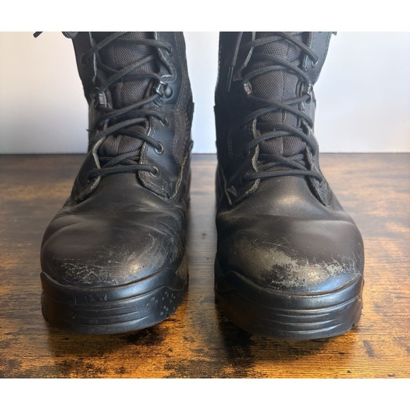 5.11 Tactical‎ ATAC 8" Storm Boots Mens Sz 11 Black Side Zip Military Tactical - Picture 5 of 13